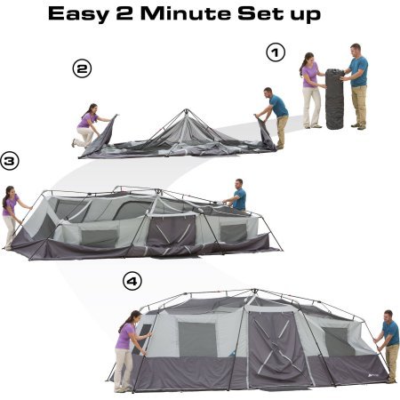 ozark trail 3 room dome tent instructions